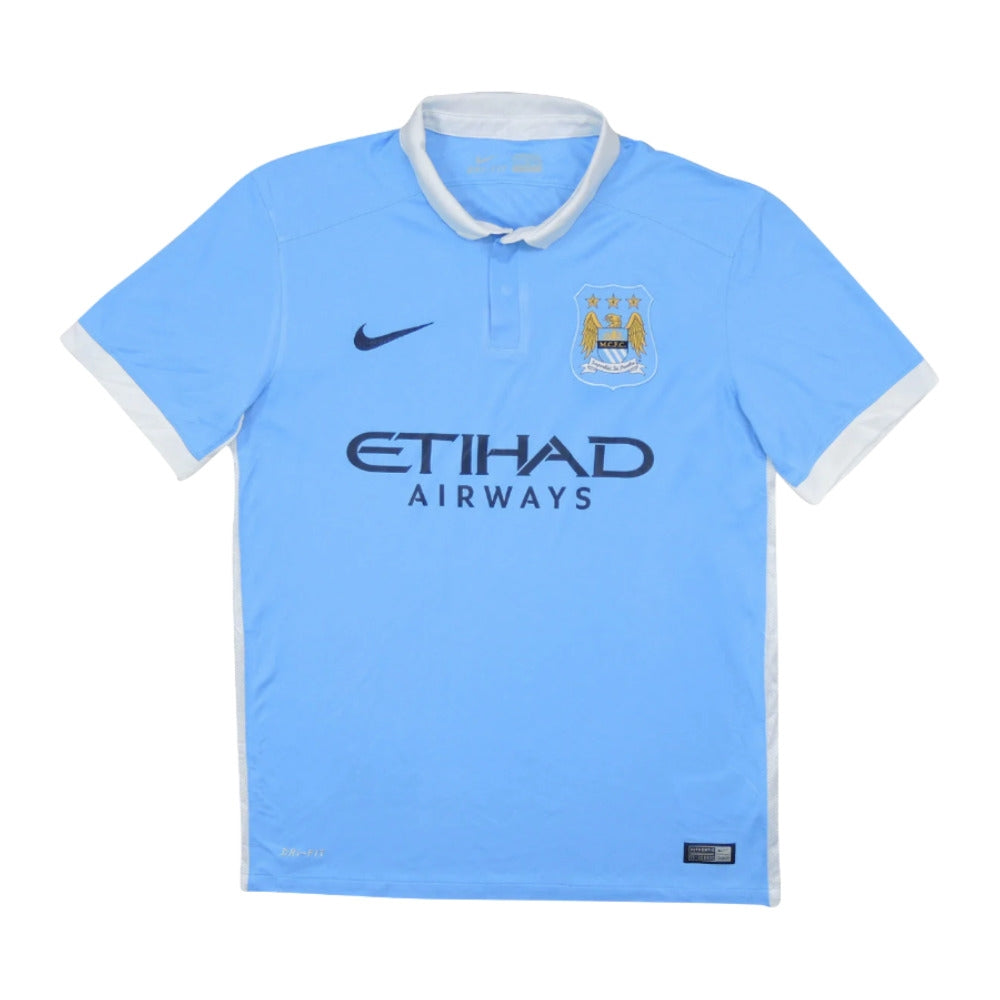 Manchester City 2015-16 Home Shirt (L) (Very Good)_0