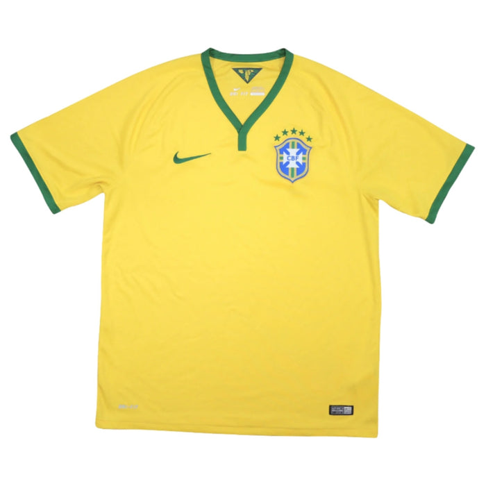 Brazil 2014-15 Home Shirt ((Excellent) XL)