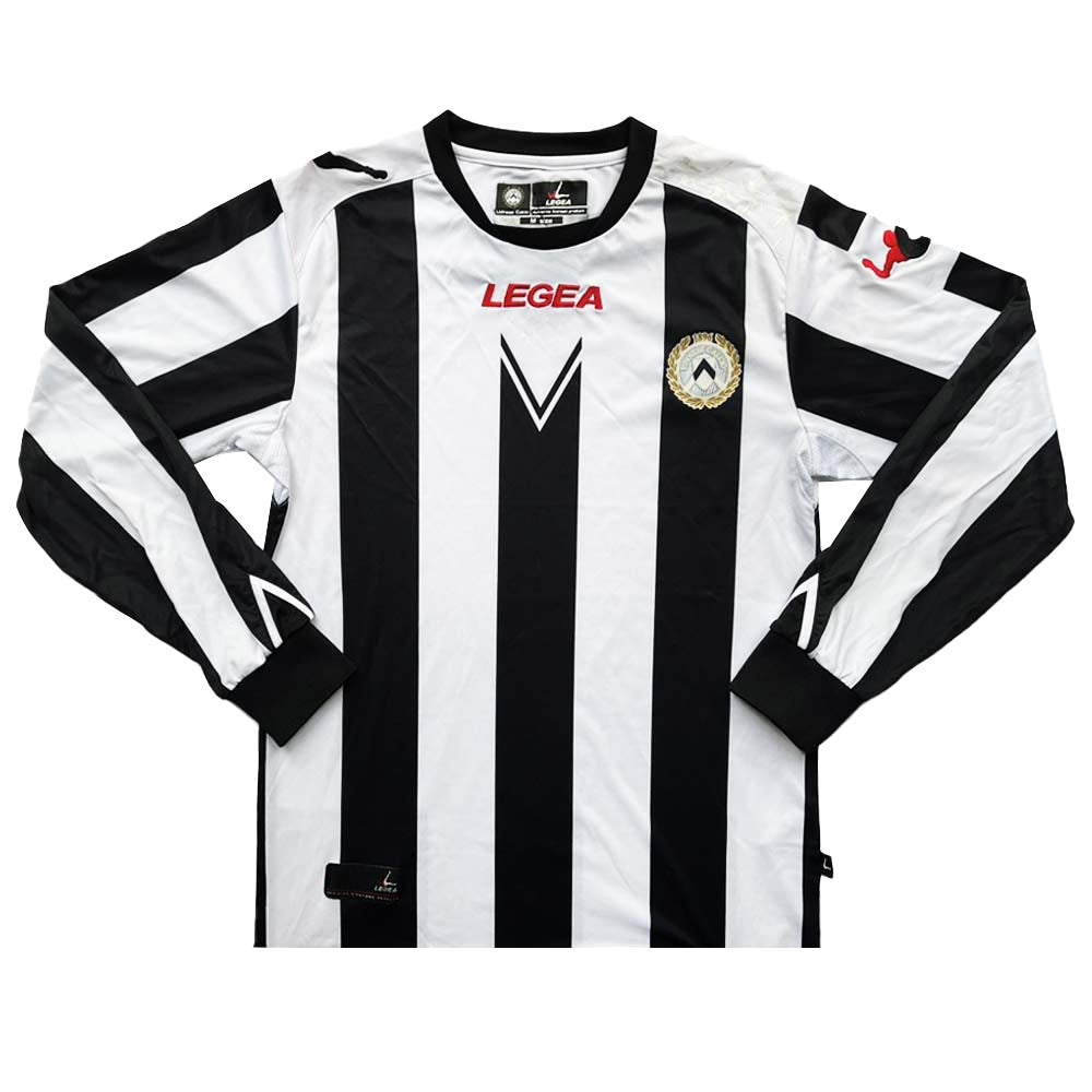 Udinese 2011-12 Long Sleeve Home Shirt ((Fair) M)_0