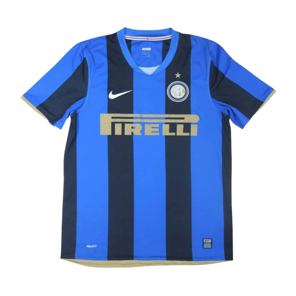 Inter Milan 2008-09 Home Shirt (Mancini #33) (XL) (Good)_1