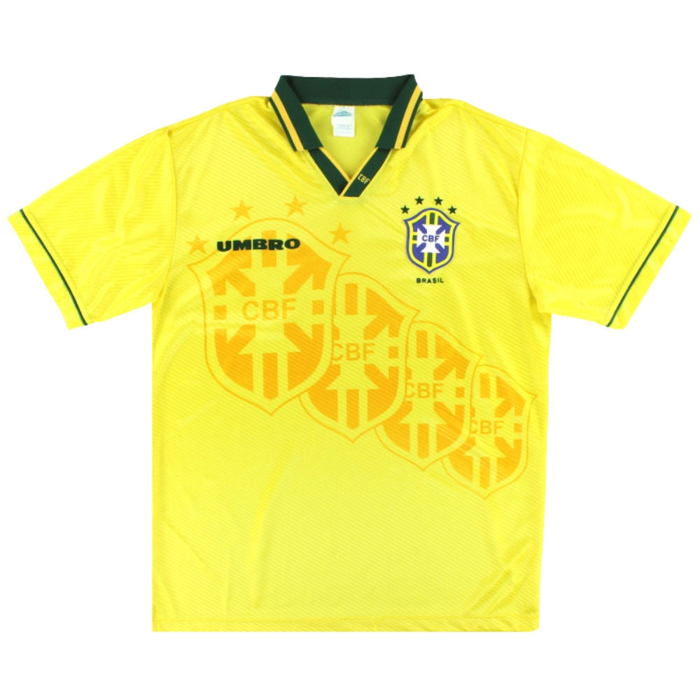 Brazil 1994-95 Home Shirt ((Good) L)_0