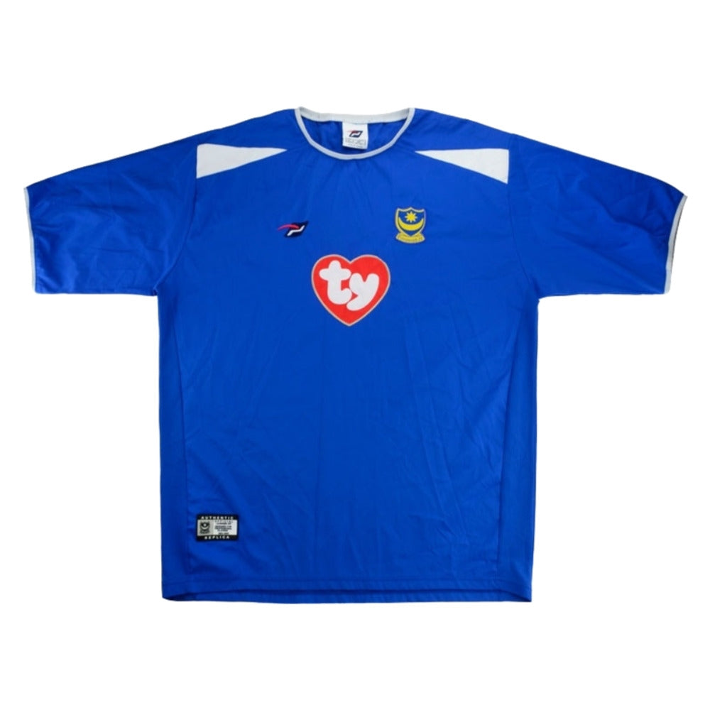 Portsmouth 2003-05 Home Shirt ((Excellent) XL)_0