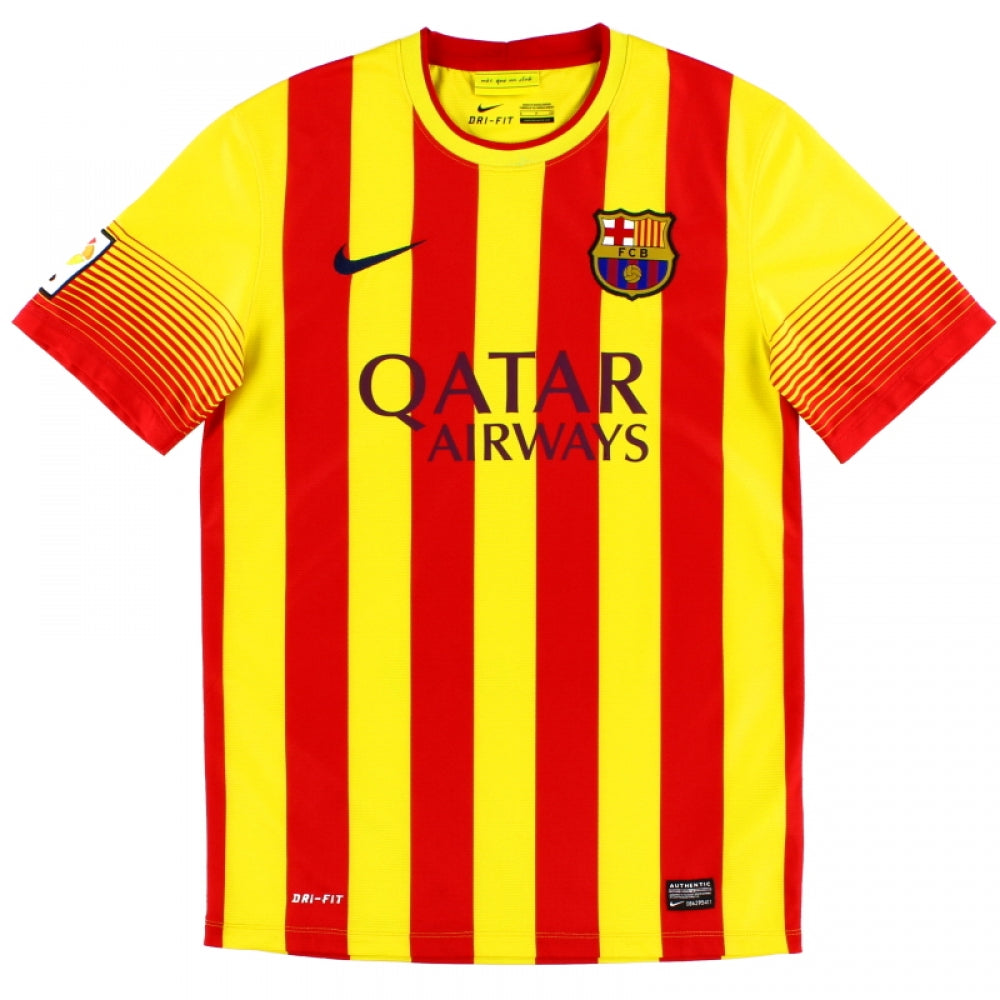 Barcelona 2013-14 Away Shirt (XL) (Mint)_0