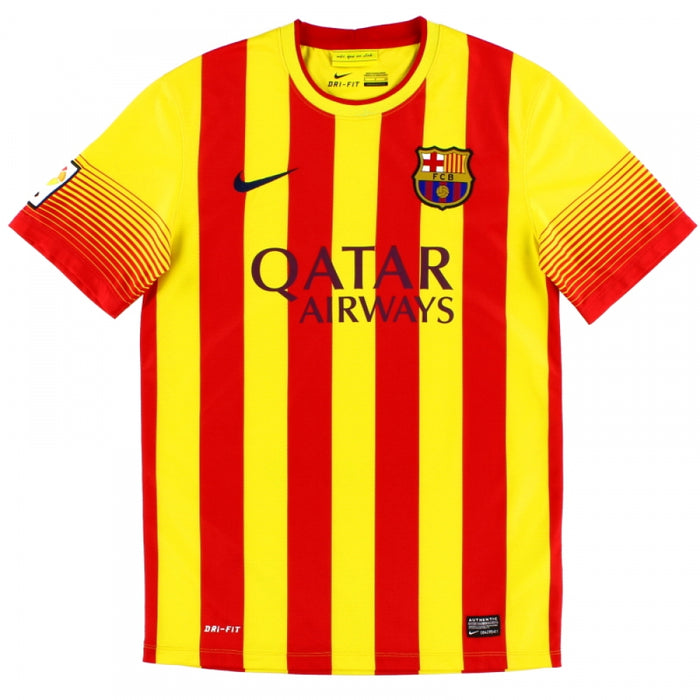 Barcelona 2013-14 Away Shirt ((Good) L)