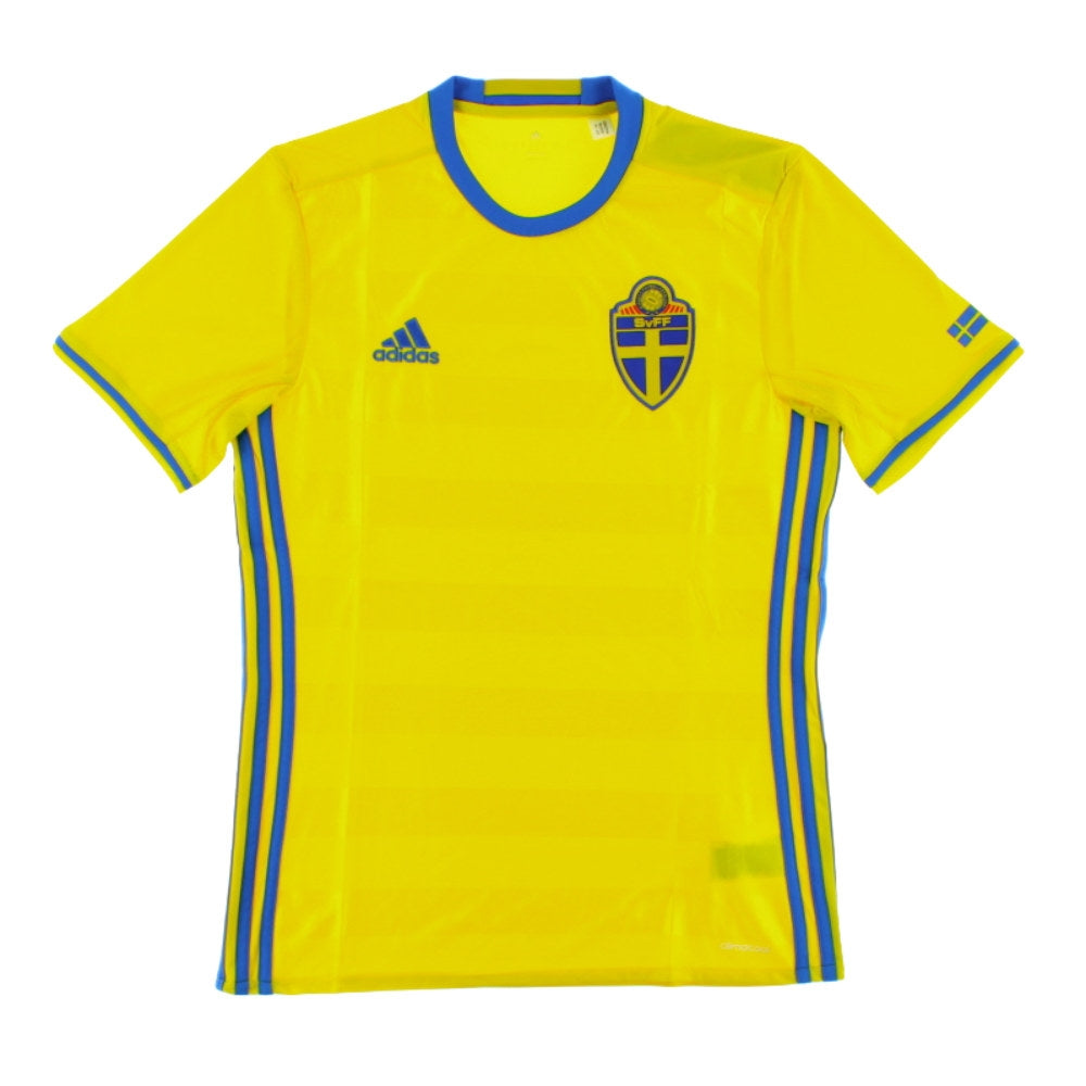 Sweden 2016-17 Home Shirt (L) (Very Good)_0