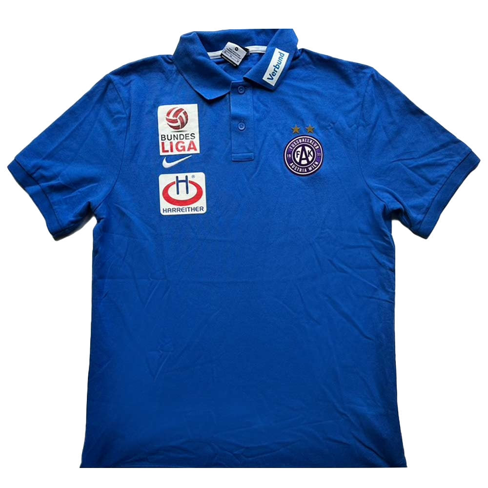 Austria Wien 2009 Player Issue Nike Polo Shirt ((Excellent) M)