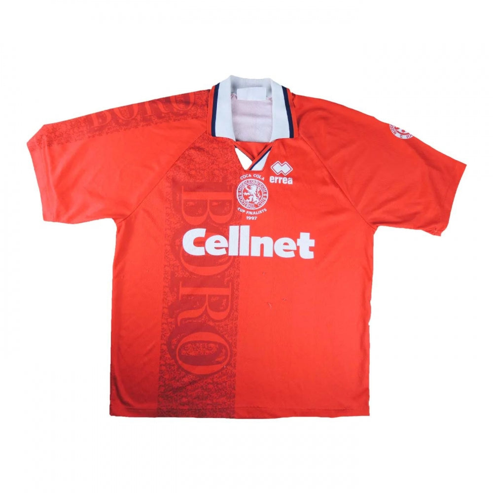 Middlesbrough 1996-97 Home Shirt (XL) (Excellent)