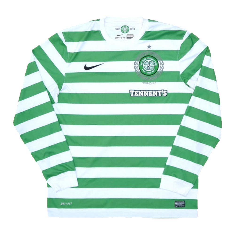 Celtic 2012-13 Long Sleeved Home Shirt (XL) (Excellent)