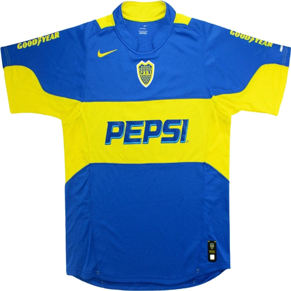 Boca Juniors 2004-2005 Home Shirt ((Very Good) S)