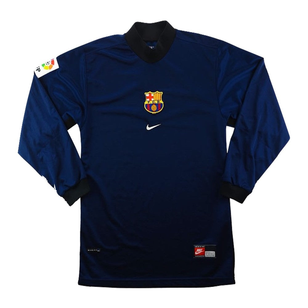 Barcelona 1998-1999 Long Sleeve Goalkeeper Shirt (XL) (Excellent)