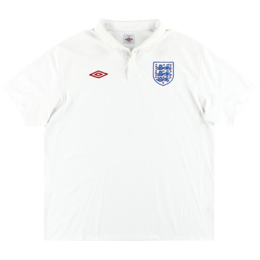 England 2009-10 Home Shirt (XL) (Fair)