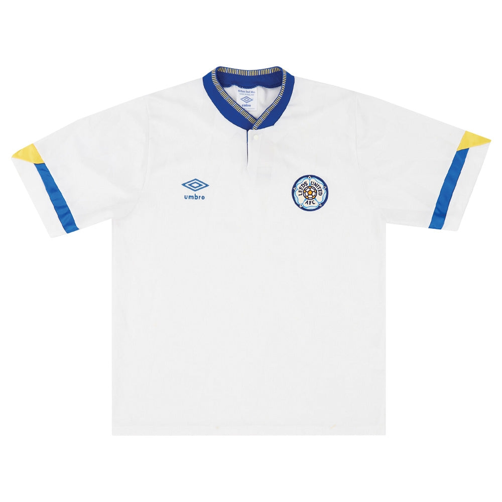 Leeds United 1990-91 Home Shirt (L) (Excellent)