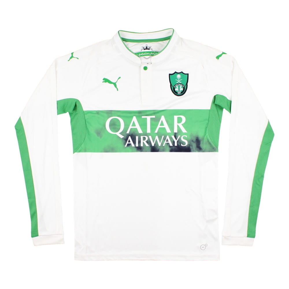 Al Ahli 2016-17 Home Long Sleeved Shirt ((Excellent) S)_0