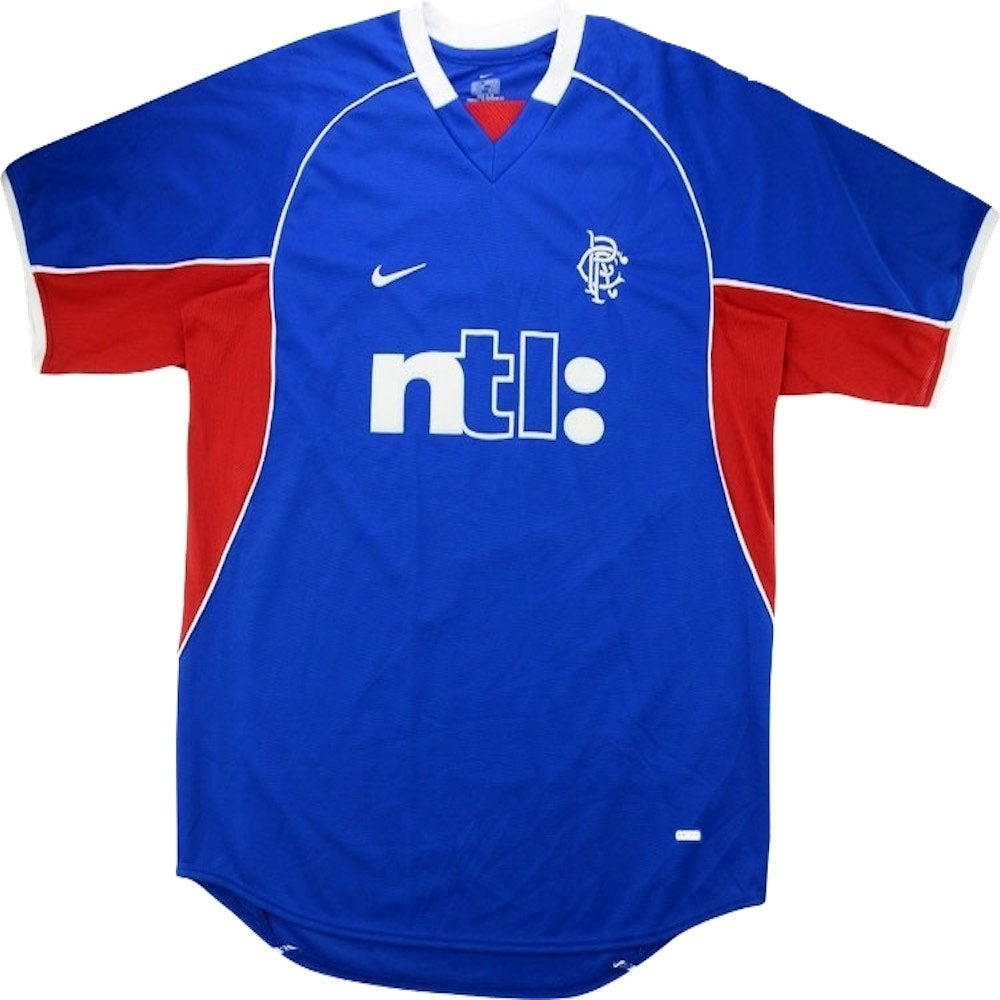 Rangers 2001-02 Home Shirt (L) (Mint)
