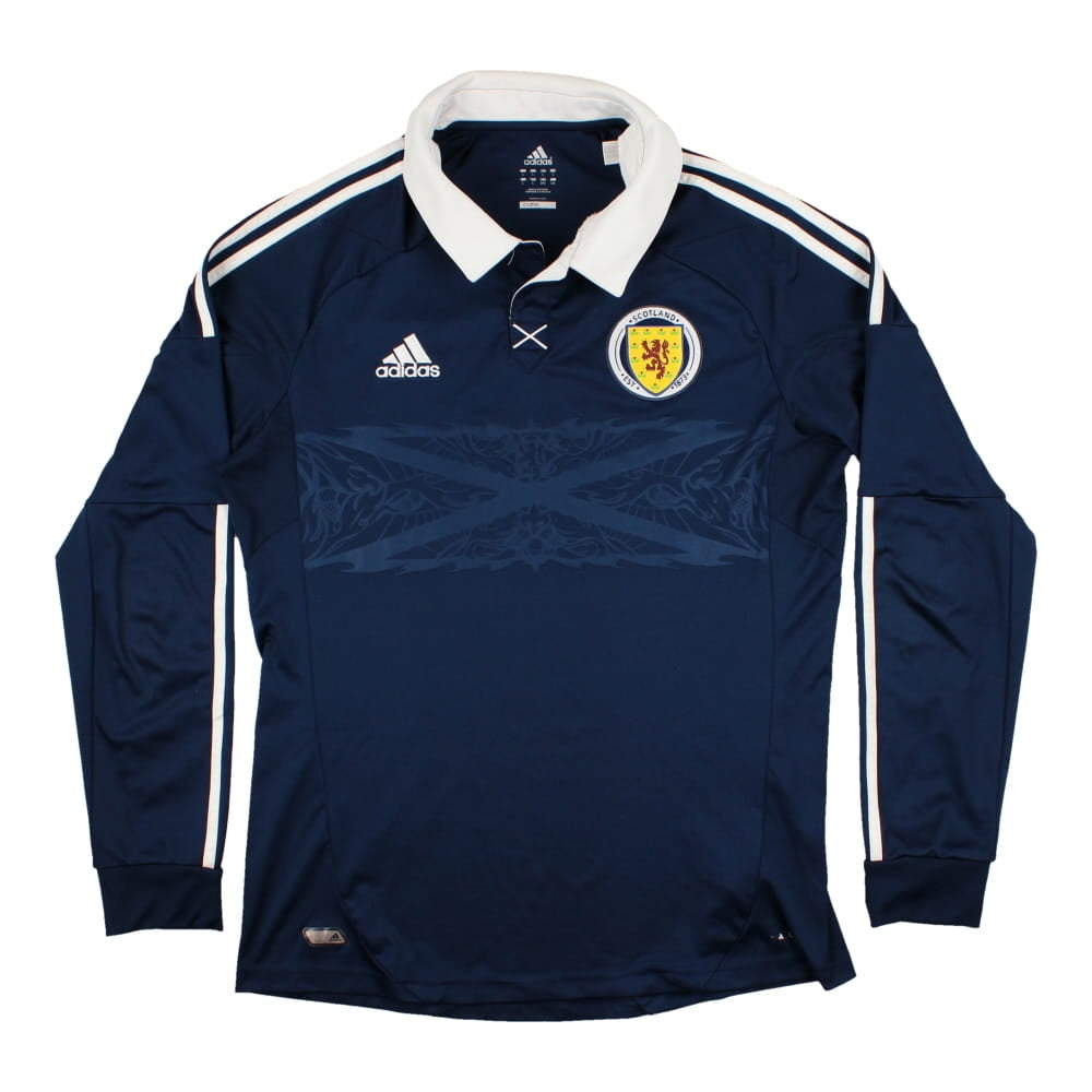 Scotland 2011-13 Home Long Sleeve Shirt (Women\'s) ((Very Good) L)_0