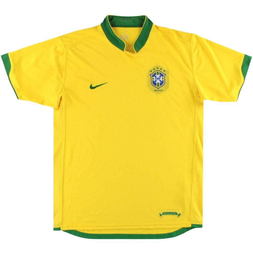 Brazil 2006-2008 Home Shirt (L) (Fair)