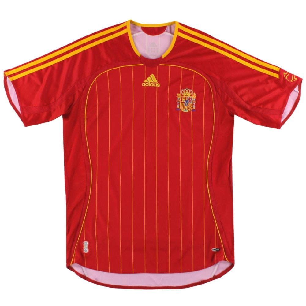 Spain 2006-08 Home Shirt (L) (Mint)