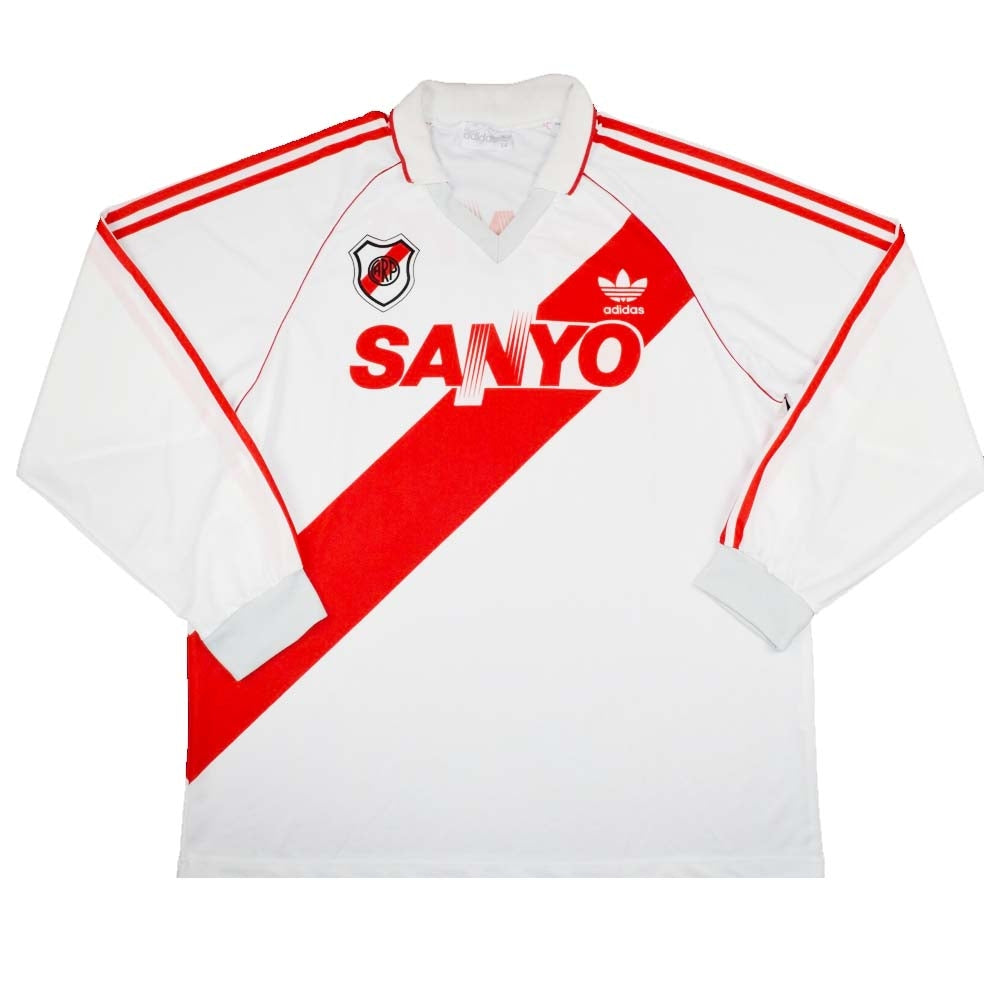 River Plate 1993-94 Long Sleeve Home Shirt (Very Good)