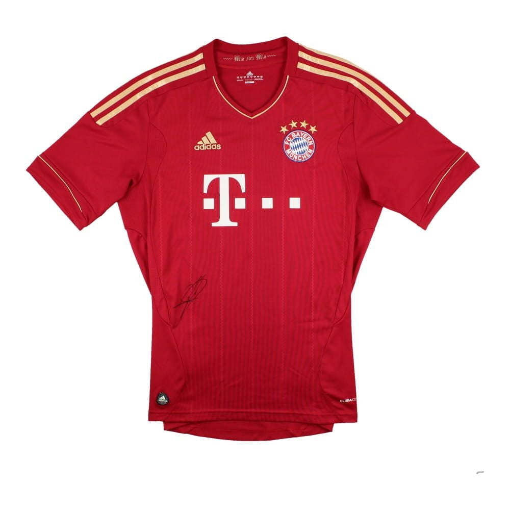 Bayern Munich 2012-2013 Home Shirt (Signed by David Alaba) ((Excellent) M)