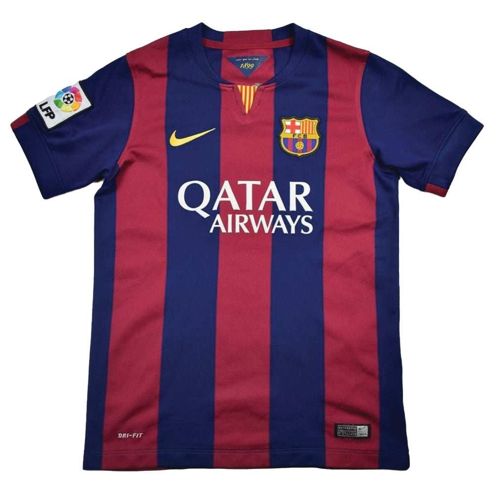 Barcelona 2014-15 home shirt (S) (Very Good)