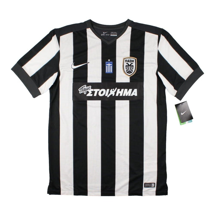 PAOK 2014-2015 Home Shirt (Athanasiadis 33) ((BNWT) M)