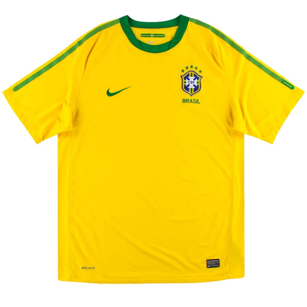 Brazil 2010-11 Home Shirt (L) (Good)