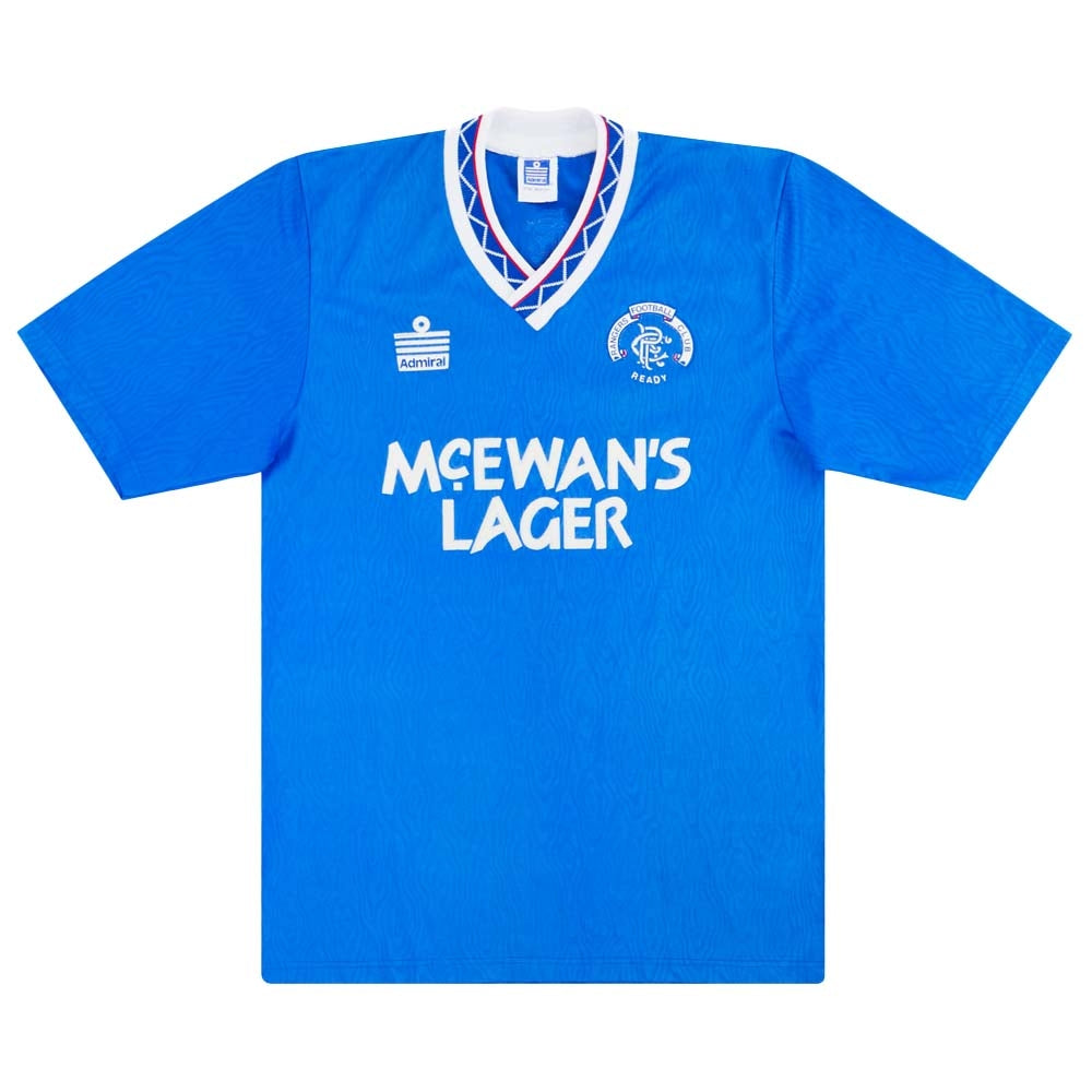 Rangers 1990-92 Home (L) (Excellent)
