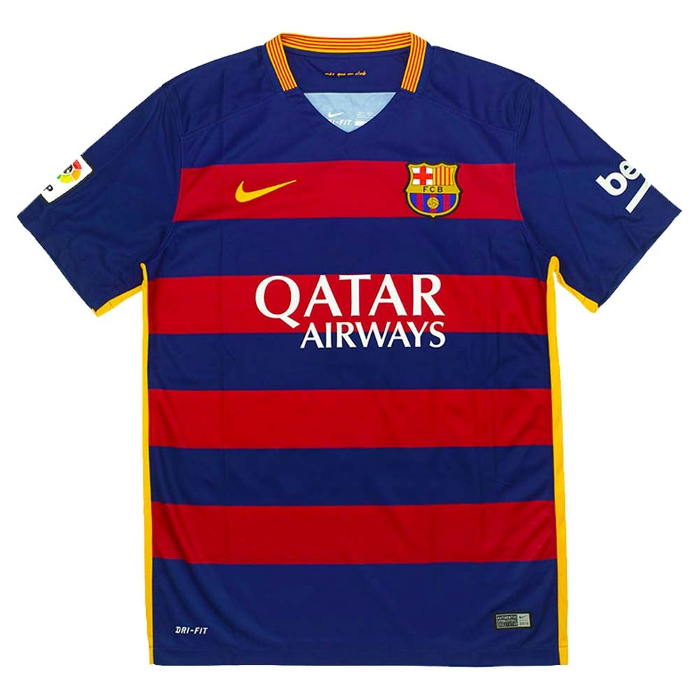Barcelona 2015-16 Home Shirt (Excellent)_0