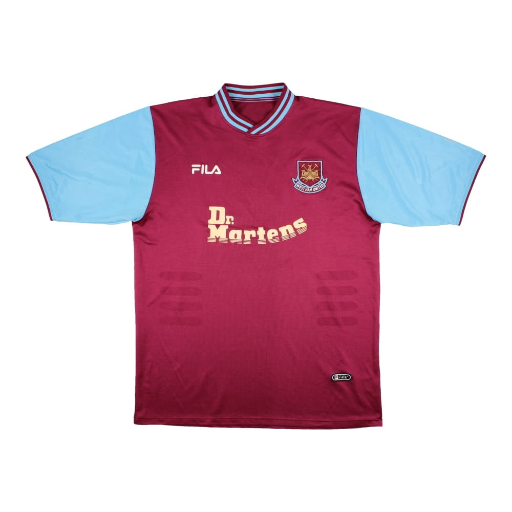 West Ham United 2001-02 Home Shirt (Di Canio #10) ((Good) XL)_1
