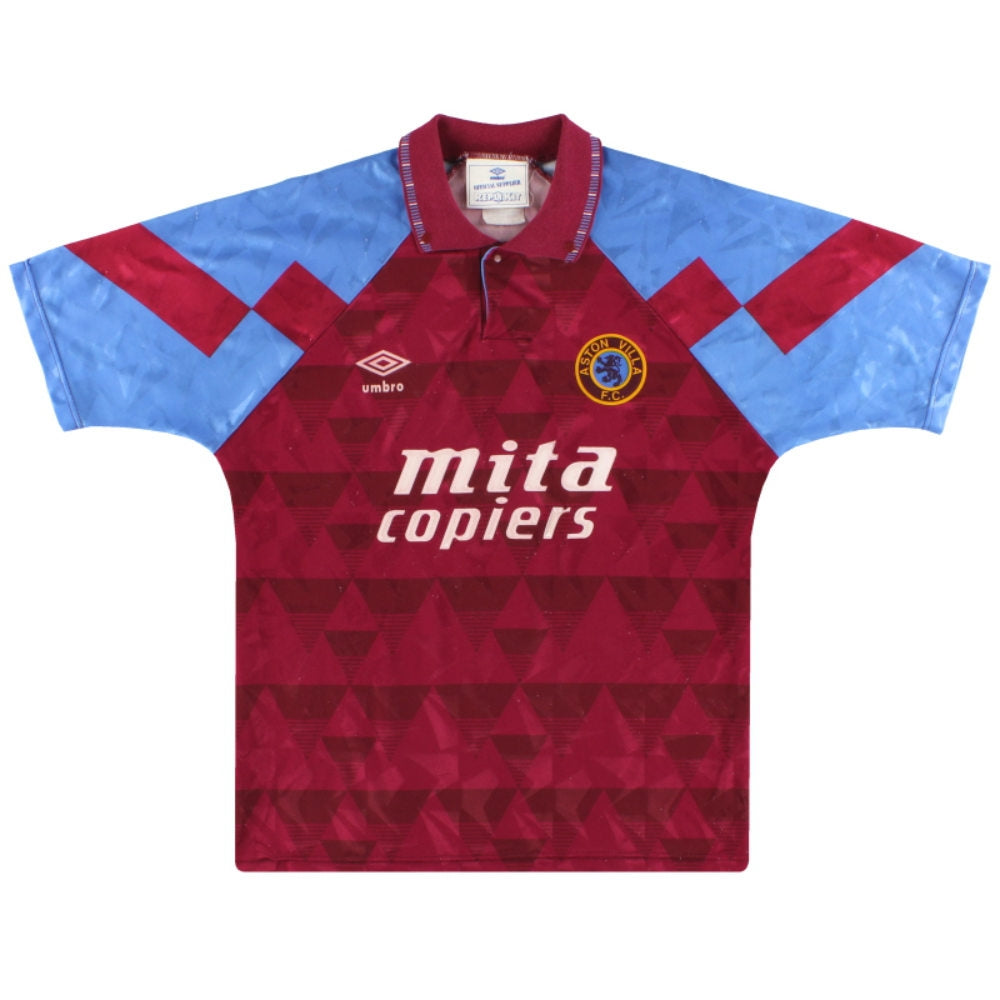 Aston Villa 1990-92 Home Shirt (Good)
