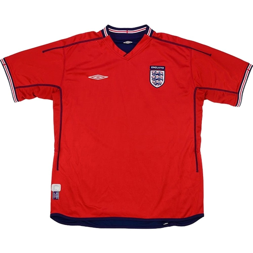 England 2002-04 Away Shirt (XXL) (Very Good)