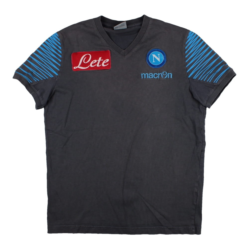 Napoli 2014-15 Macron Football Training Shirt (M) (Very Good)