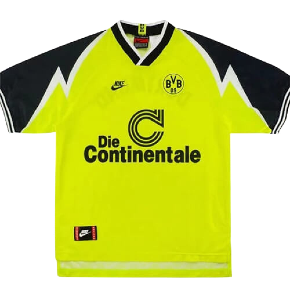 Borussia Dortmund 1995-96 Home Shirt (XL) (Excellent)_0