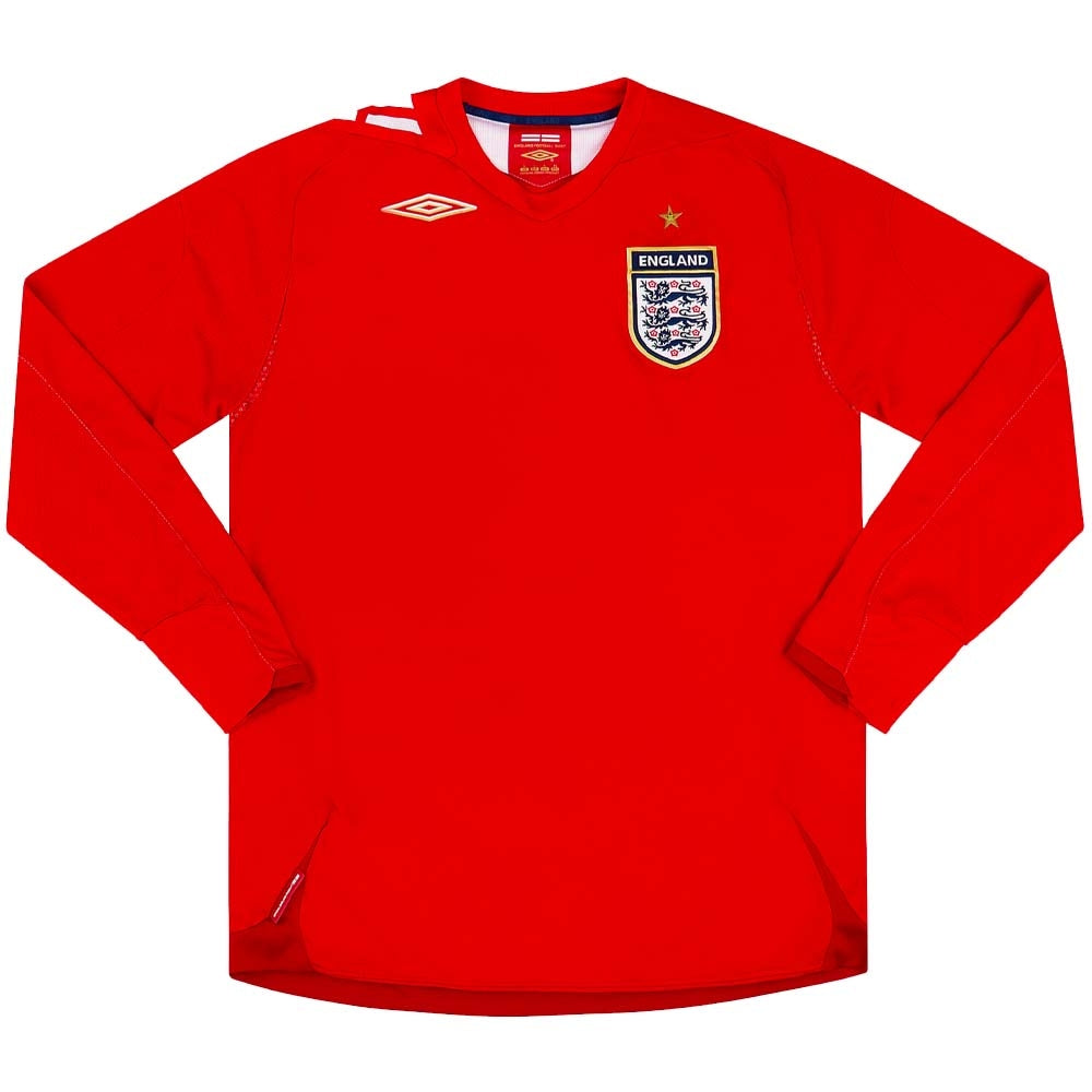 England 2006-08 Away Long Sleeve Shirt (XXL) (Excellent)_0