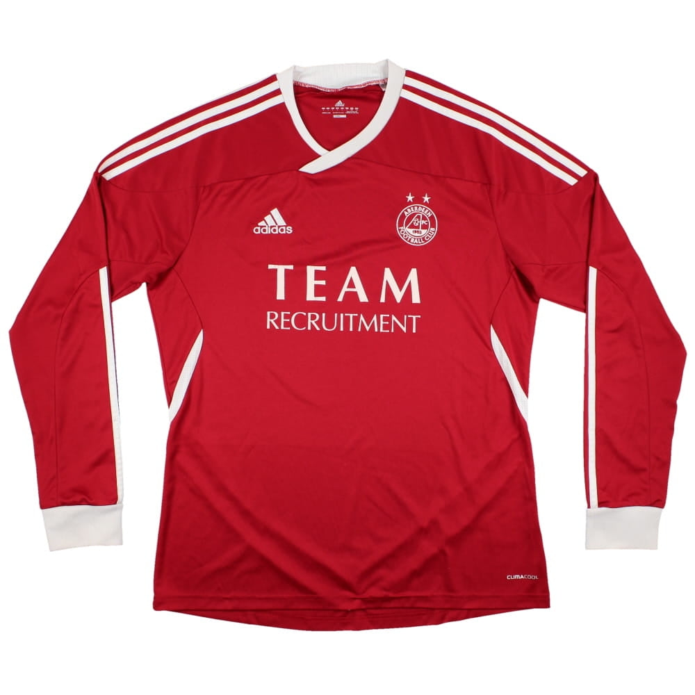 Aberdeen 2011-2012 Home Long Sleeve Shirt (L) (Very Good)