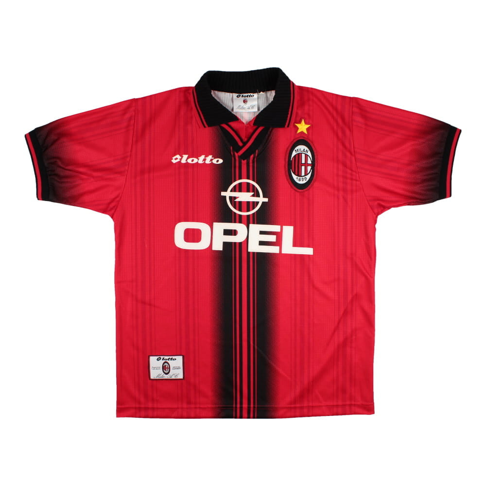 AC Milan 1997-98 Fourth Shirt (M) #9 (Very Good)_1