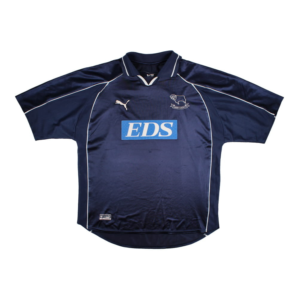 Derby County 2000-01 Away Shirt (L) (Good)_0