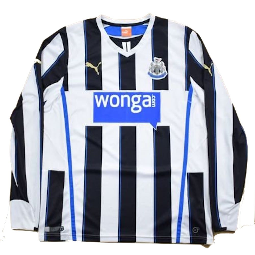 Newcastle United 2013/14 Home L/S Shirt (S) (Very Good)_0