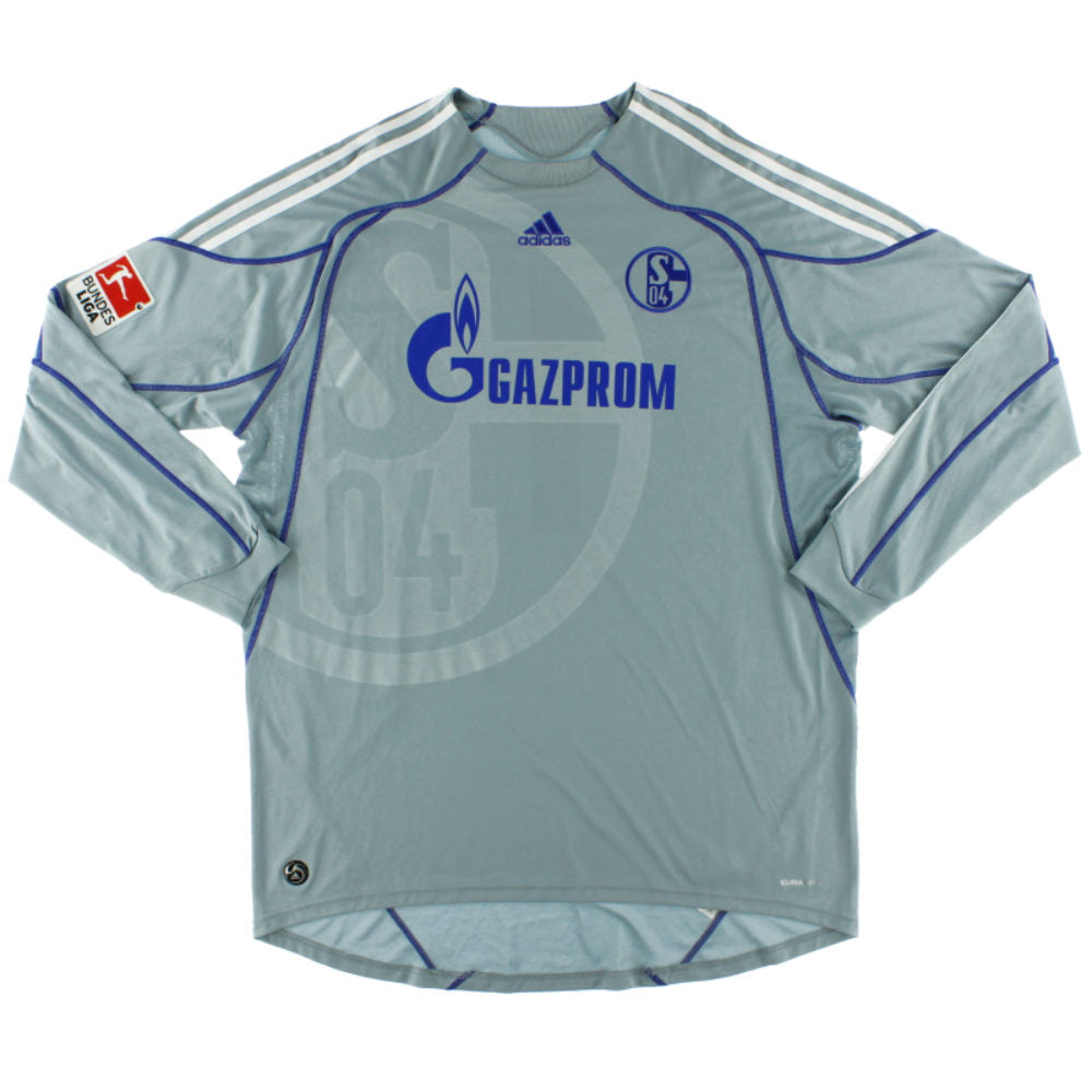 Schalke 2009-10 Long Sleeve Goalkeeper Home Shirt (2XL) (Excellent)