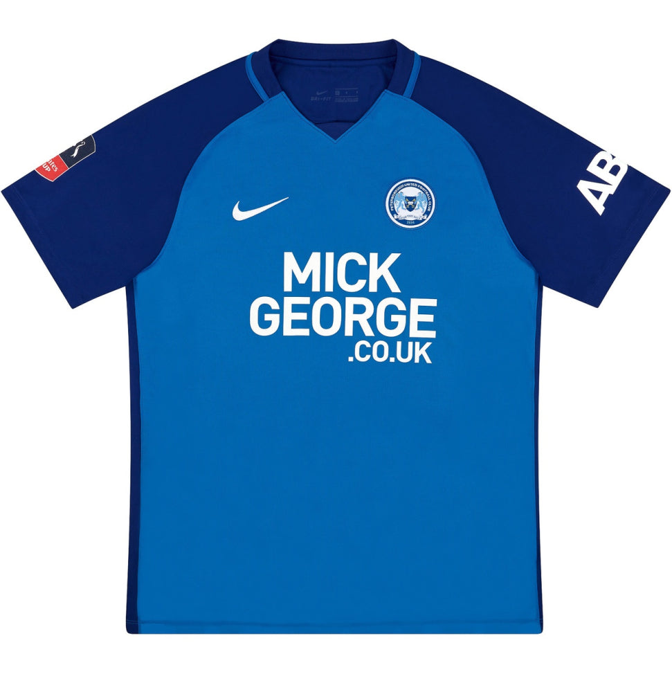 Peterborough United 2017-18 Home Shirt (M) (Excellent)