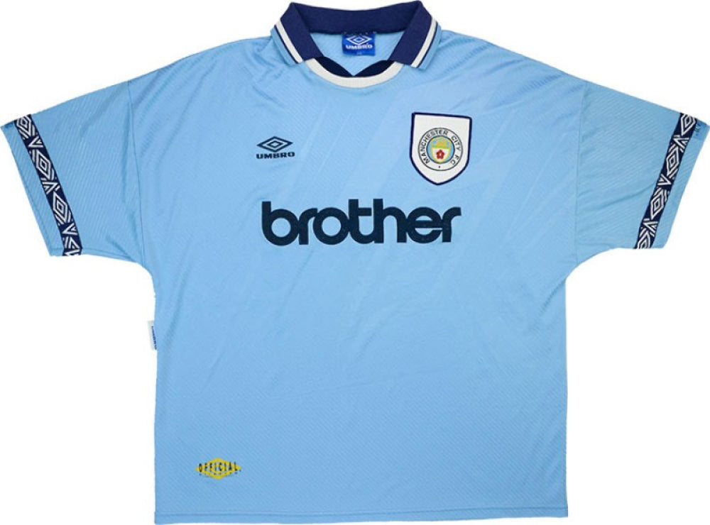 Manchester City 1993-94 Home Shirt (M) (Excellent)_0