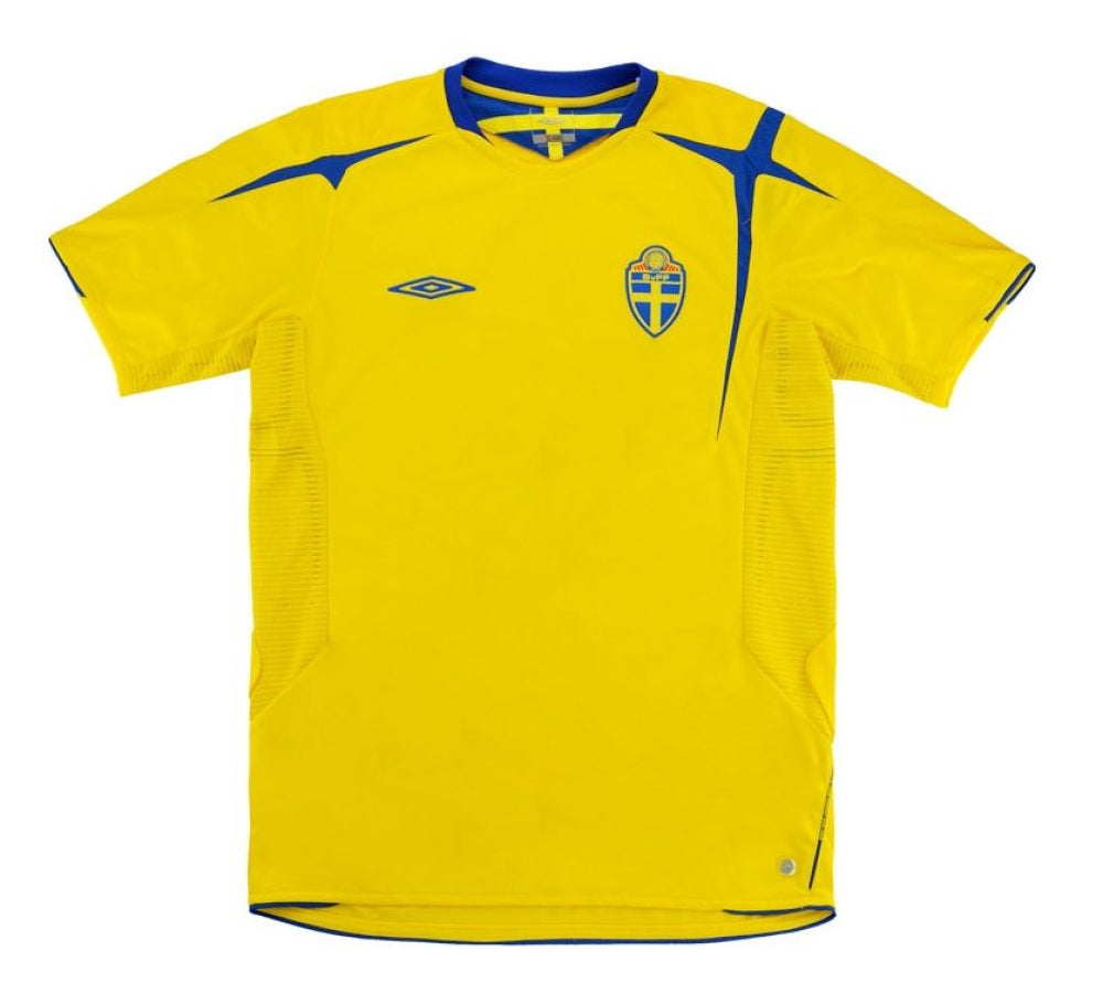 Sweden 2006-07 Home Shirt (XL) (Excellent)_0