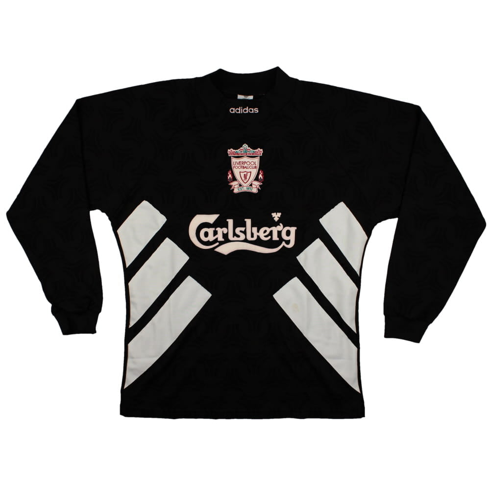 Liverpool 1994-96 Long Sleeve Goalkeeper Home Shirt (M) (Excellent)_0