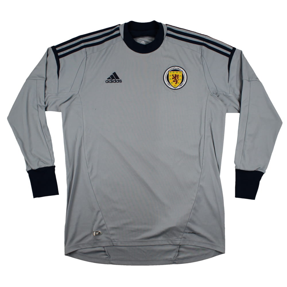 Scotland 2012-13 Long Sleeve Goalkeeper Home Shirt (XXL) (Good)_0