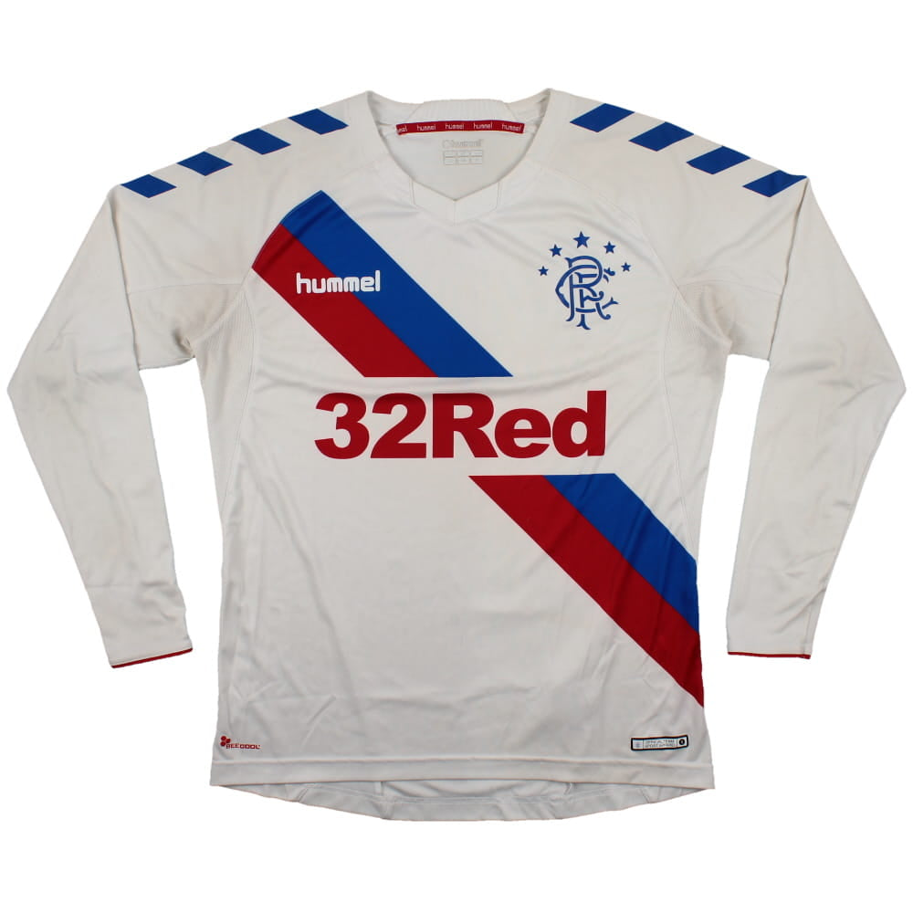 Rangers 2018-19 Long Sleeve Away Shirt (XS) (Excellent)_0