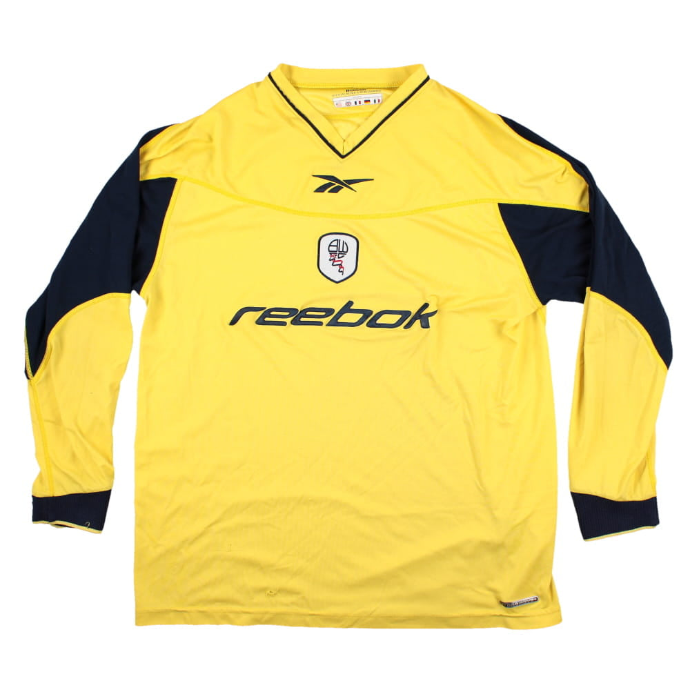 Bolton 2002-03 Long Sleeve Away Shirt (L) (Fair)_0