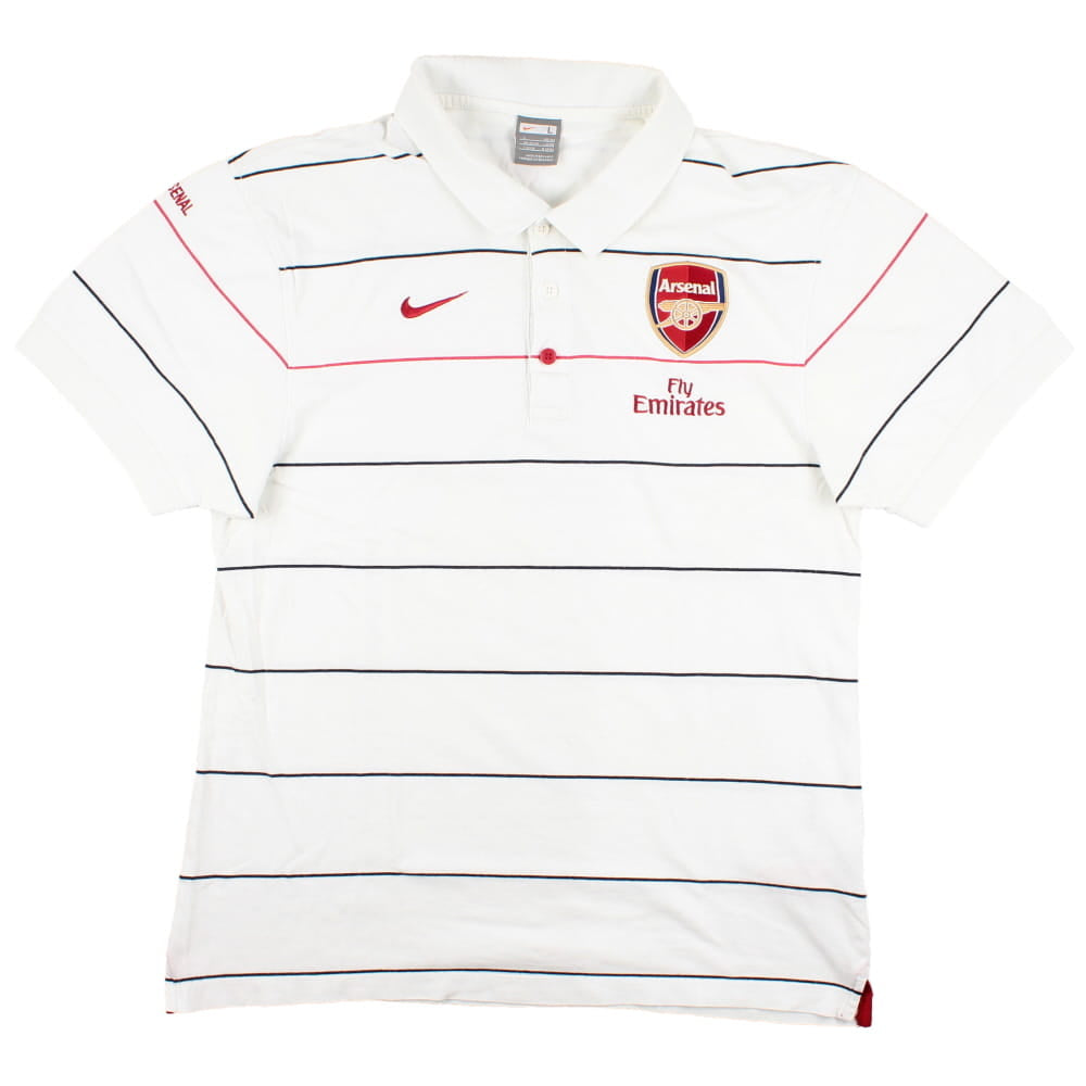 Arsenal 2008-09 Nike Polo Shirt. (L) (Excellent)_0