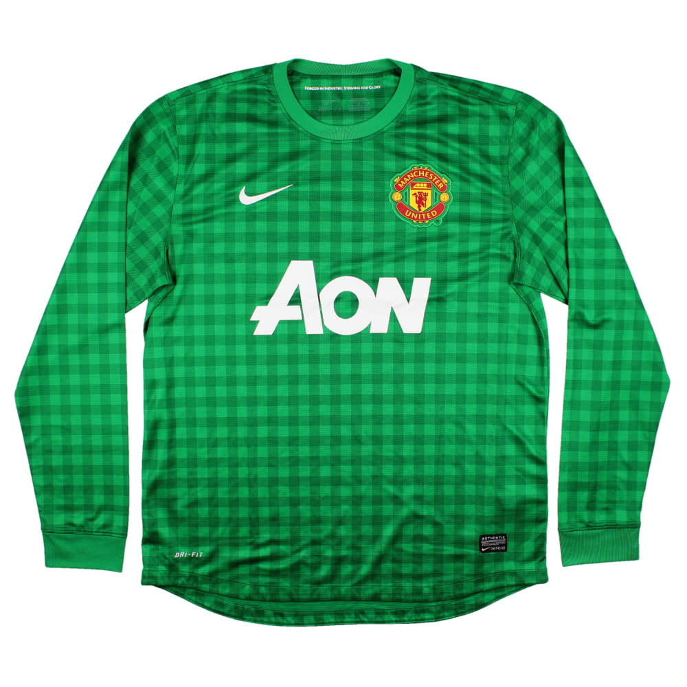 Manchester United 2012-2013 Home GK Shirt (L) (Very Good)_0