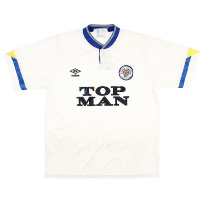 Leeds United 1990-91 Home Shirt (XL) (Excellent)_0