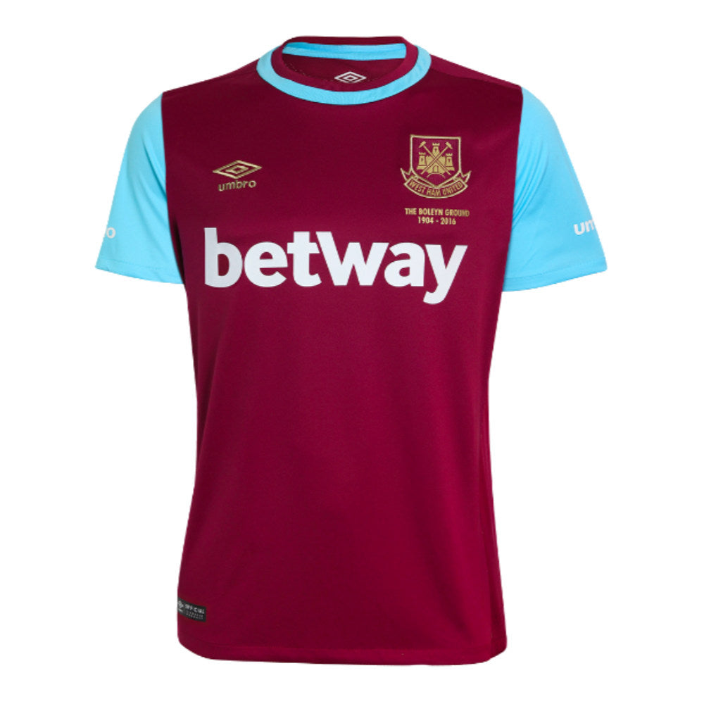 West Ham United 2015-16 Home Shirt (S) Noble #16 (Excellent)_1